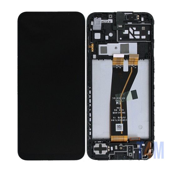 Touch+Display+Frame Samsung Galaxy A14 4g 2023/A145f No Camera (Non EU Code) Service Pack Black